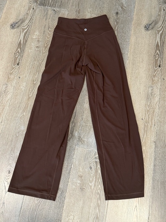 lululemon athletica Pants - Lululemon High-Waist Brown Wide-Leg align pant